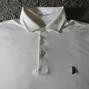 Draddy Sport Polo Shirt Mens M Preston Trail Made In USA Golf Performance Casual